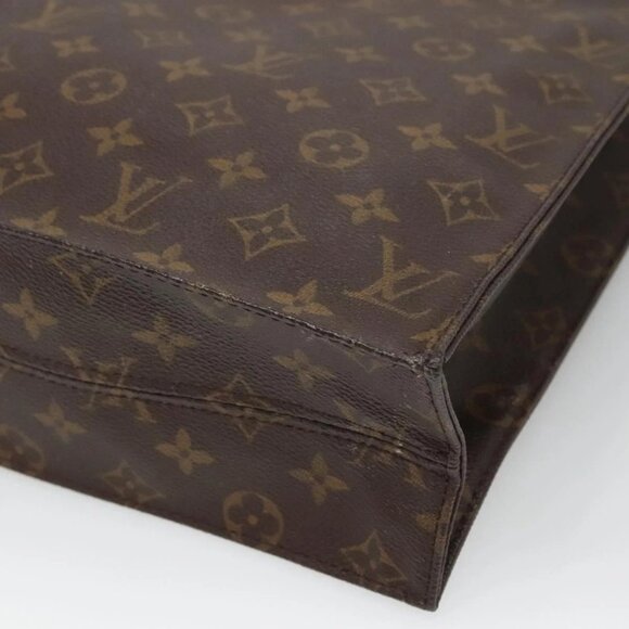 LOUIS VUITTON Monogram Sac Plat Hand Bag M51140 LV Auth BD2205 - Picture 5 of 16
